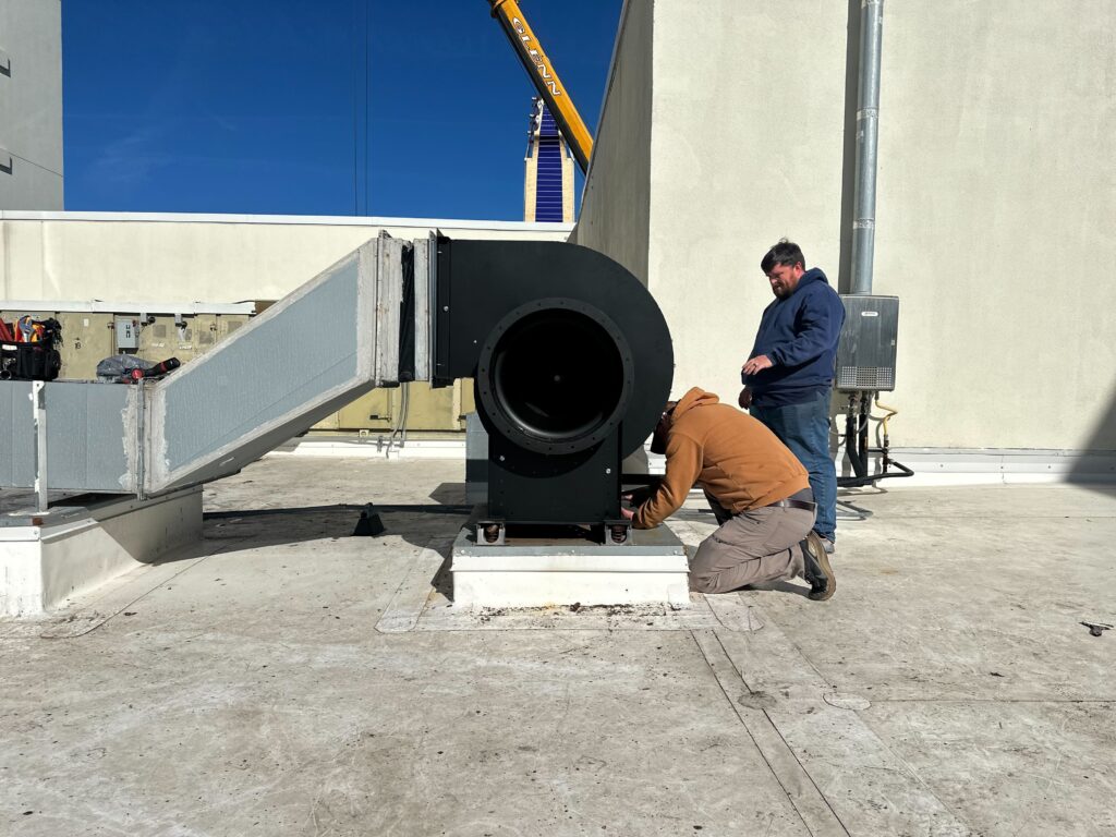 Anderson Mechanical roof top exhaust replacement - commercial hvac mississippi - commercial hvac services - commercial hvac repair - commercial hvac installation - commercial hvac contractors -